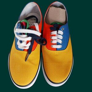 XSperry Top-Sider Noah Mens Colorblock Canvas Sneakers Size 6M multicolors